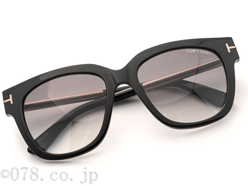Tom Ford ブラックサングラス グラデーションレンズ トムフォード 【感謝】サングラス TF436 01B ブラック