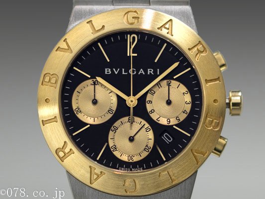 ブルガリ BVLGARI CH35SG ディアゴノ スポーツ クロノグラフ クォーツ メンズ _777970